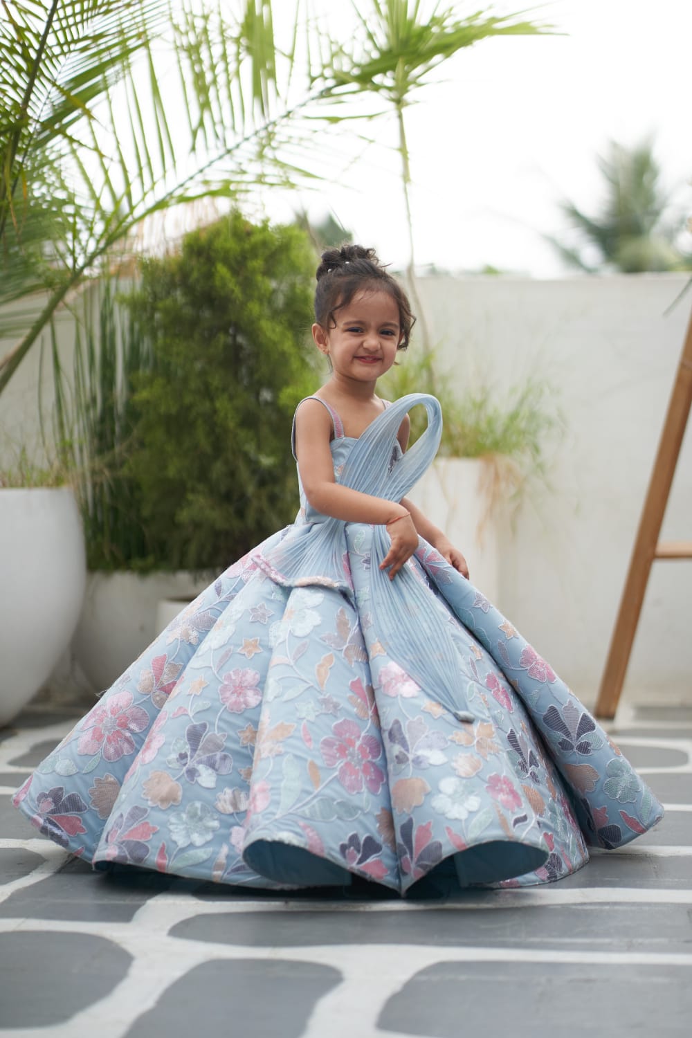 DREAMY BLUE BALL GOWN