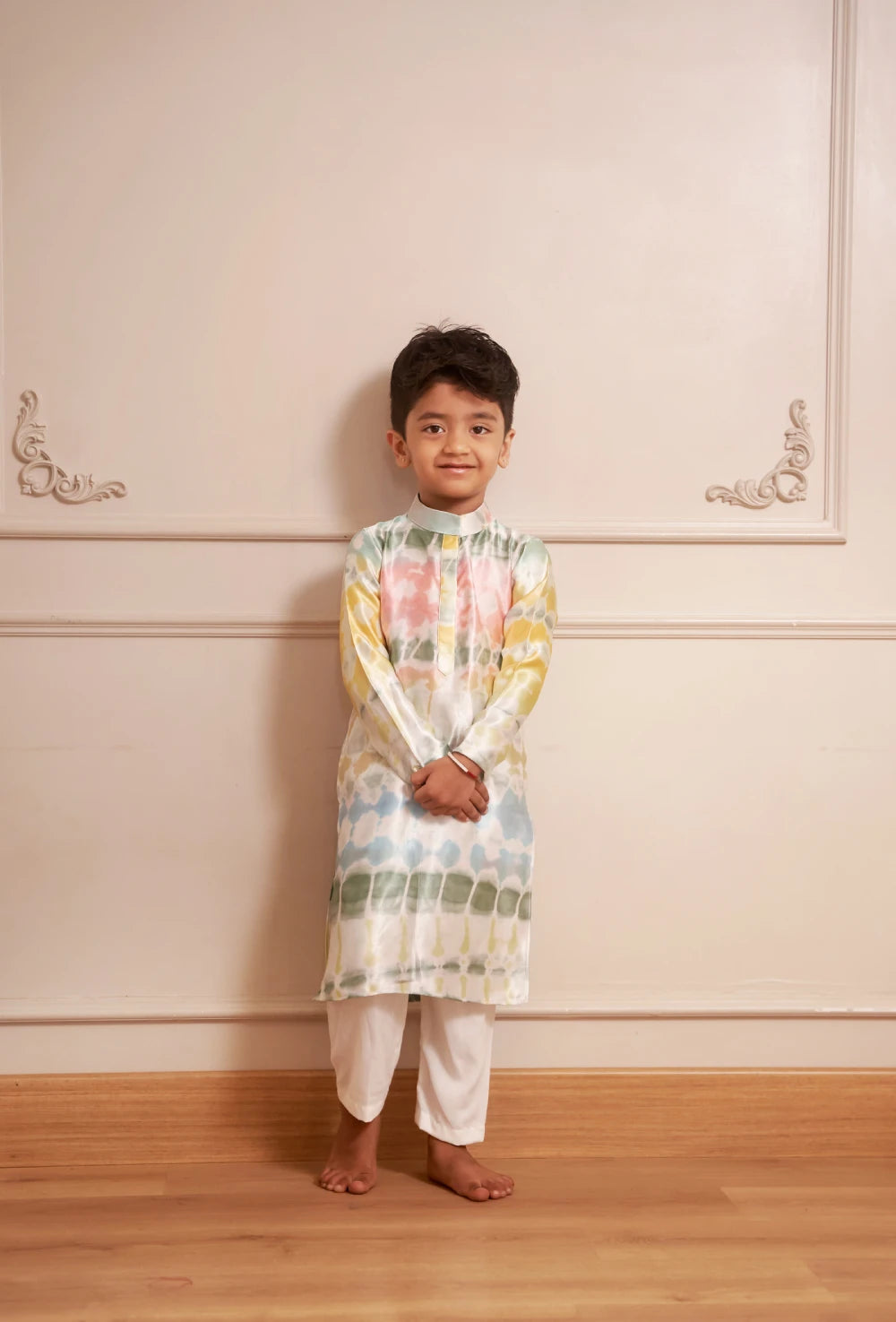 Satin Kurtha With Bottoms