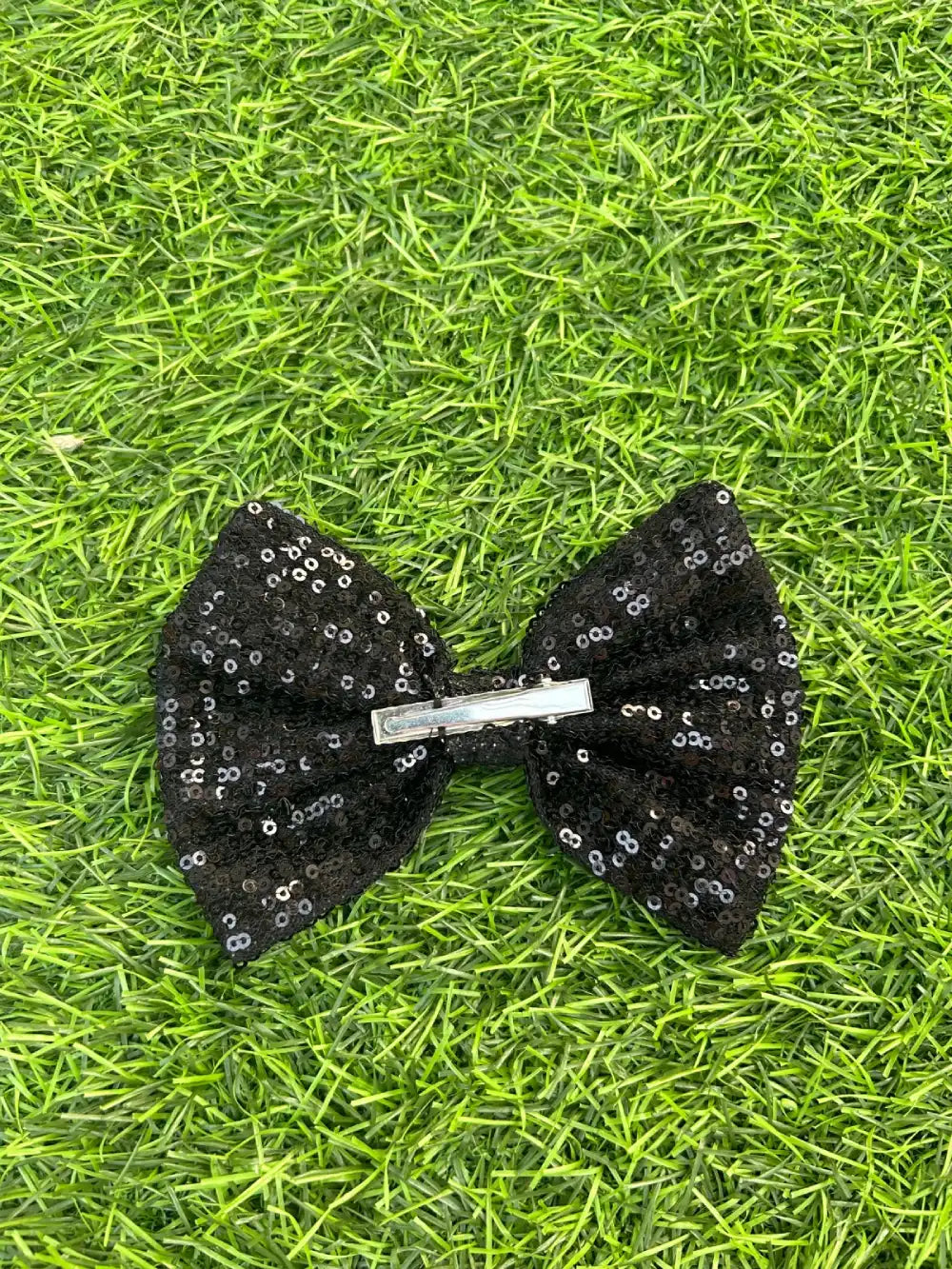 Sequin Bow Clip