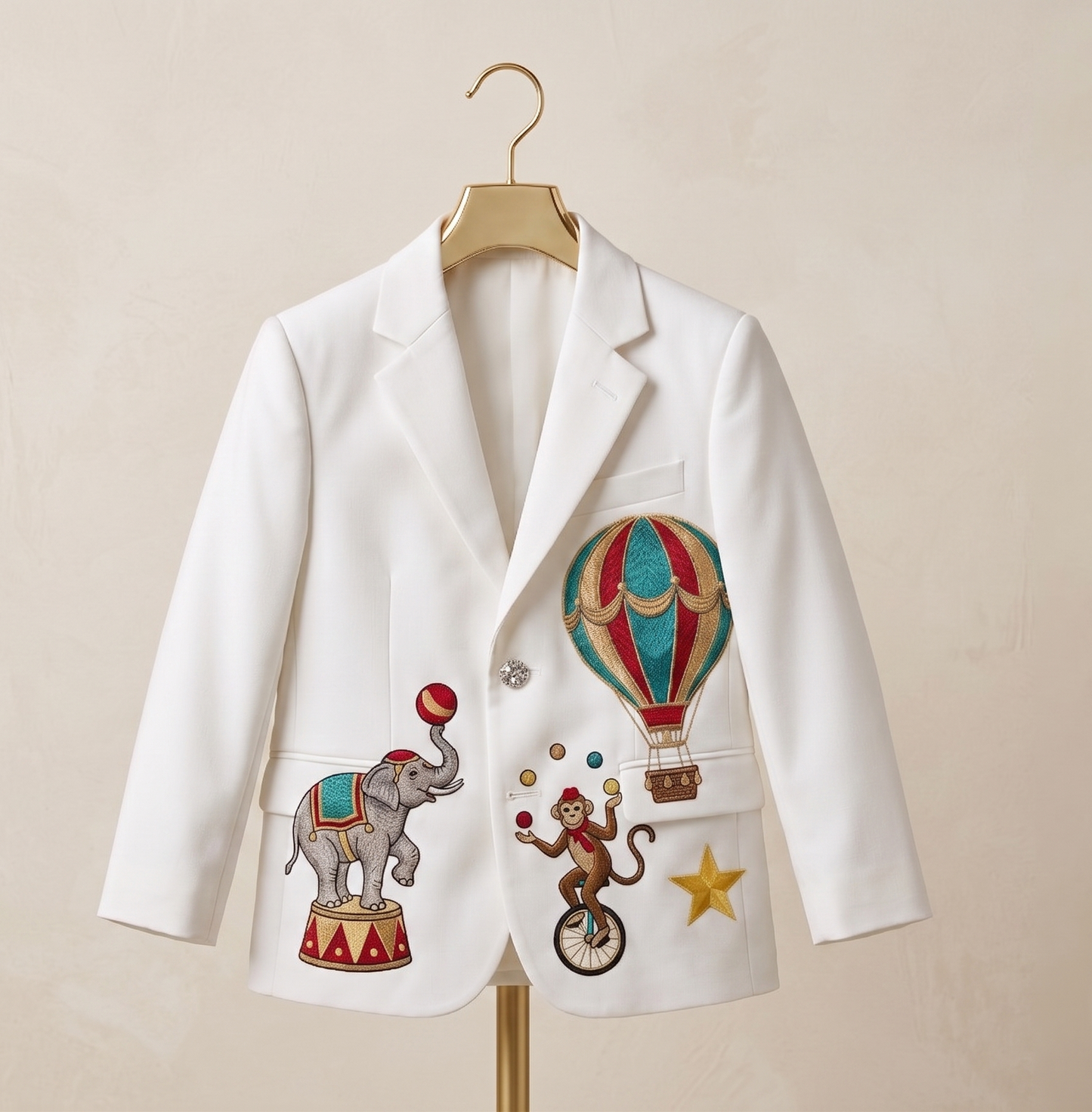 White Carnival Blazer