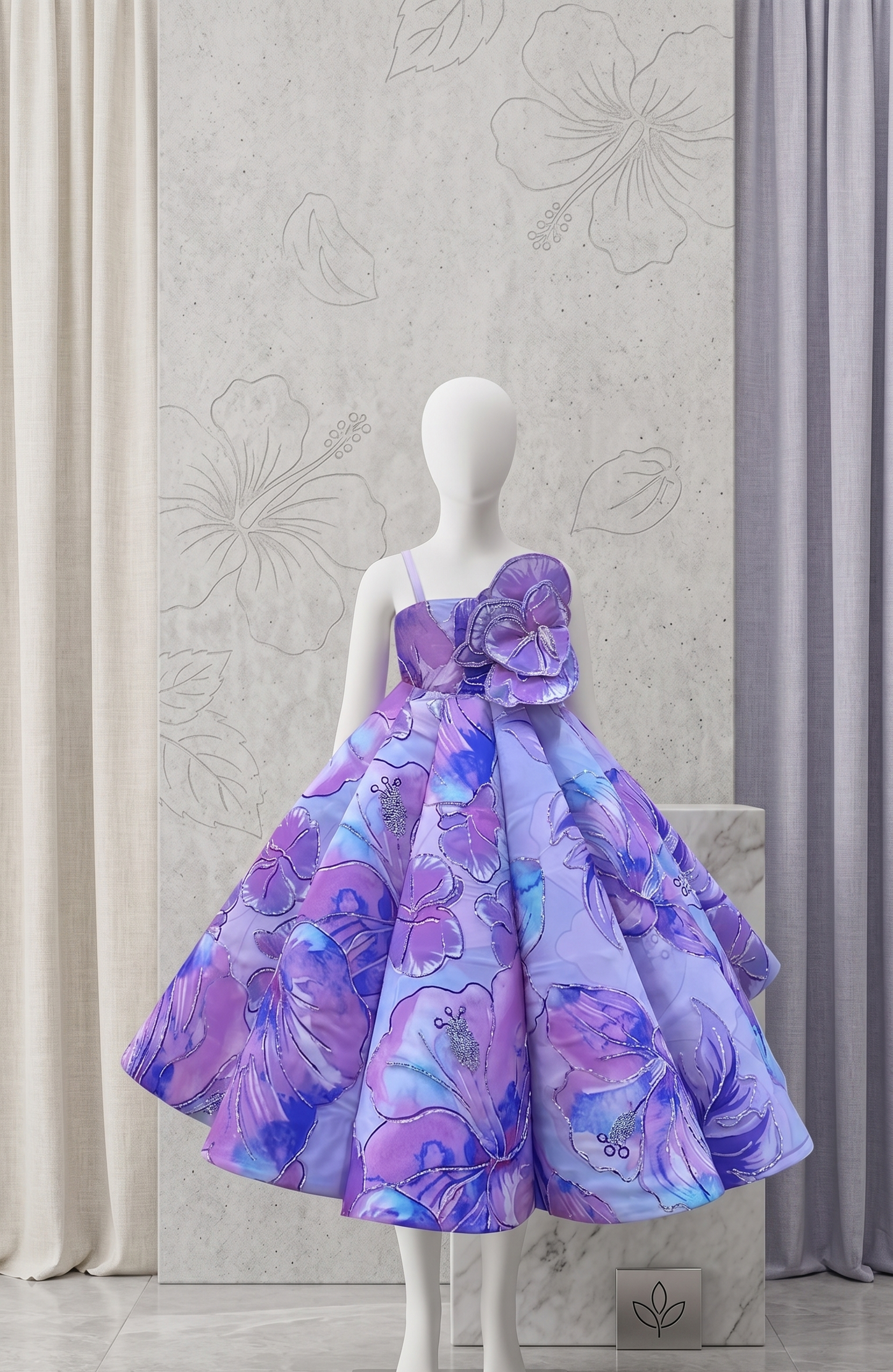 Lavender Petal Scallop