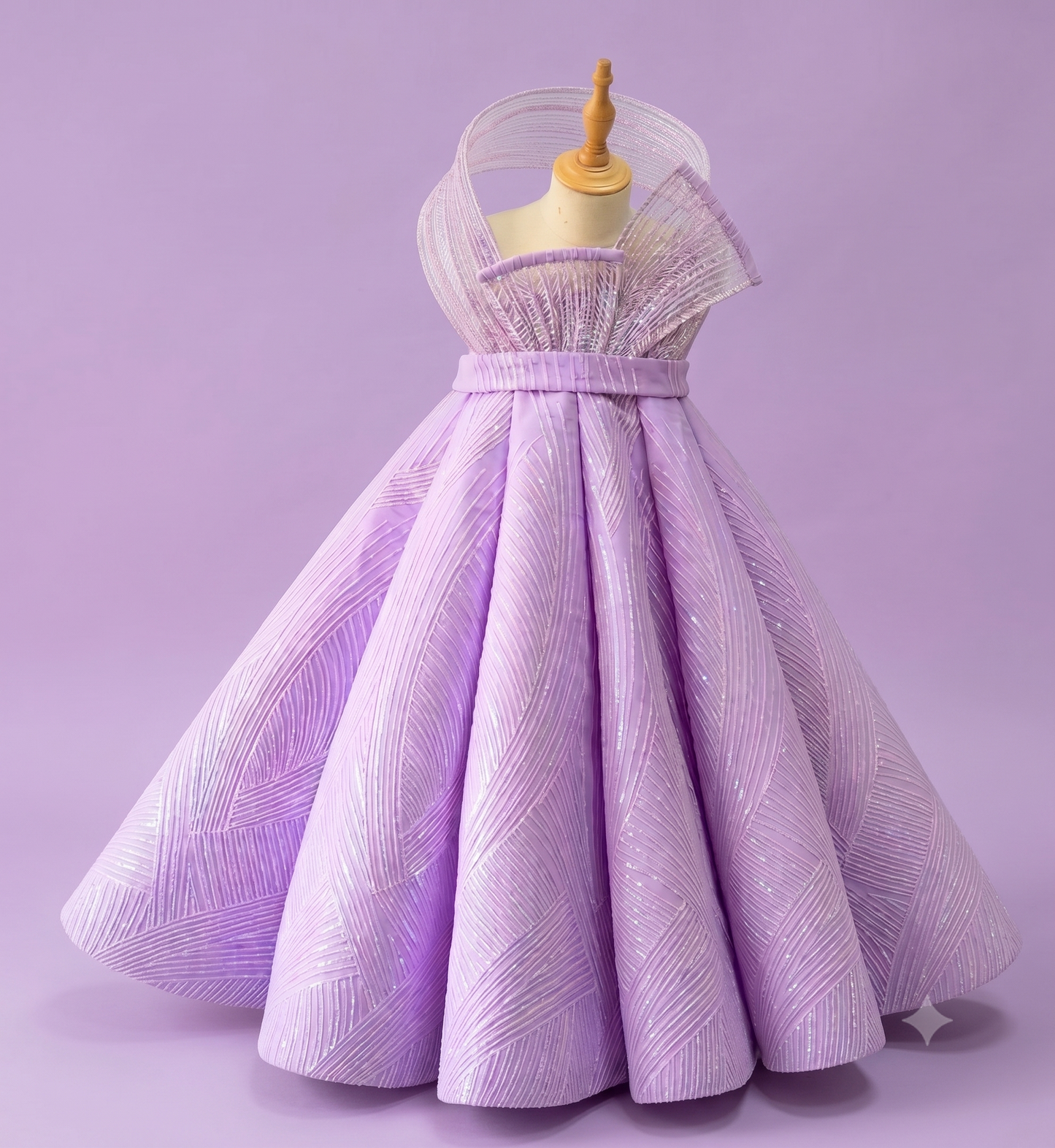 Lavender Line Saturn Scallop
