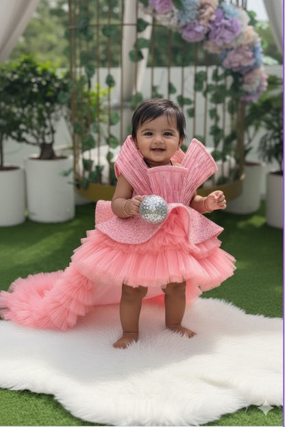 RING WITH TAIL, PEARL WITH SEQUINS