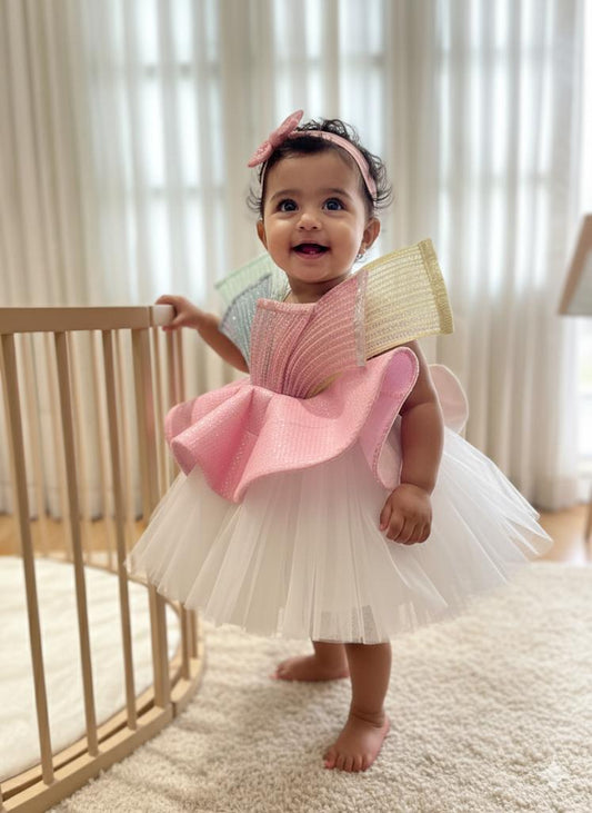 SCULPTED SEQUINS STATEMENT DRESS