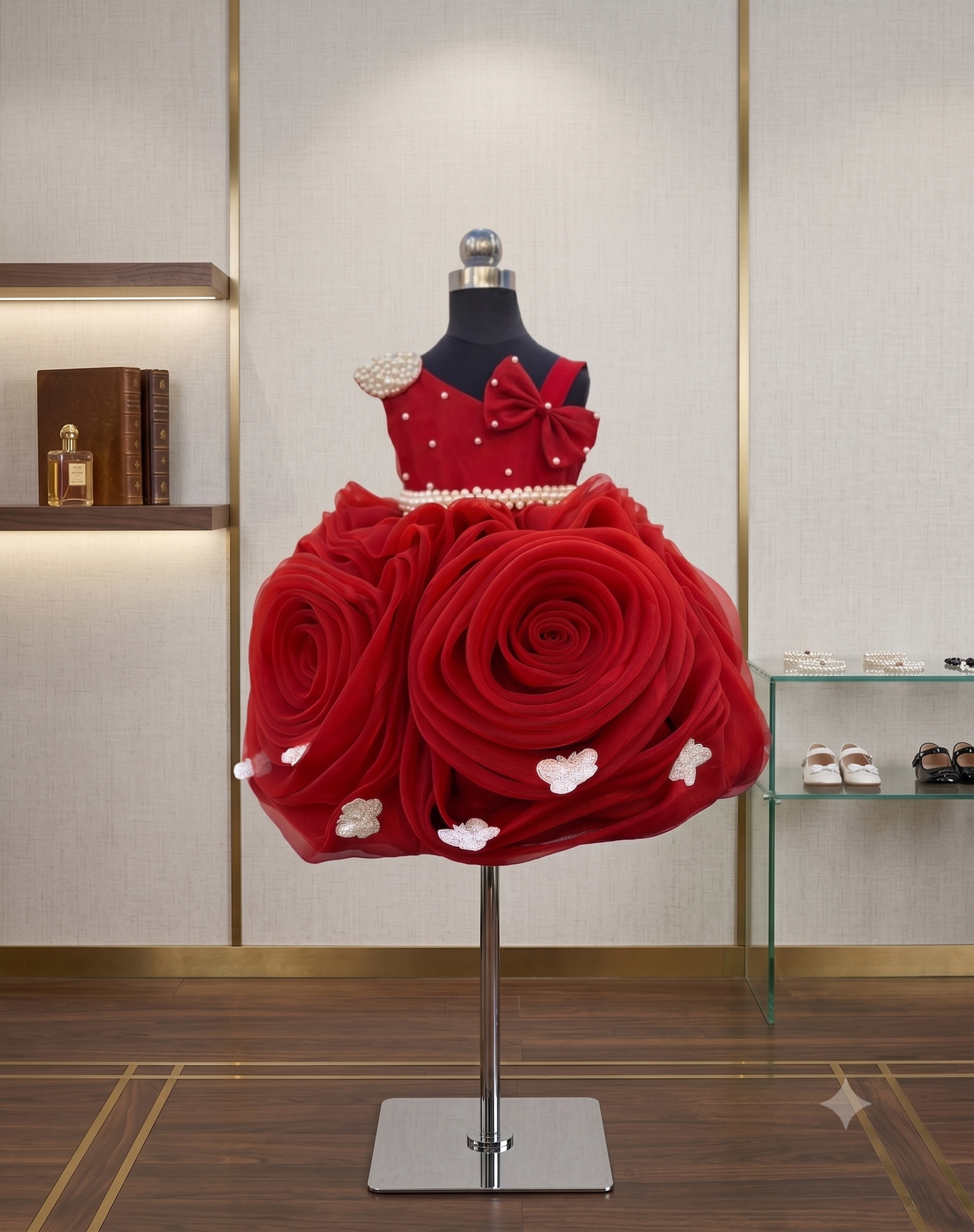 One Shoulder Rose