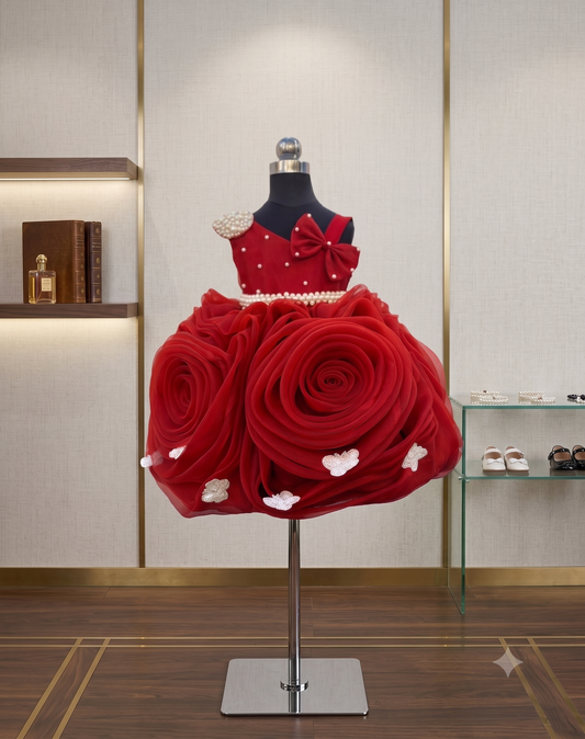 One Shoulder Rose