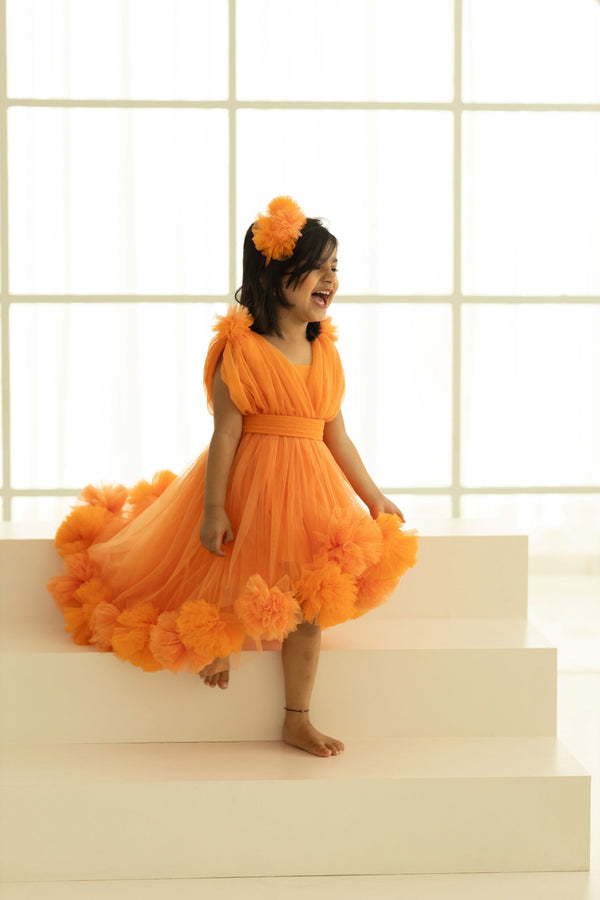 Orange Pompom